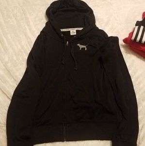 Victoria secret black PINK jacket